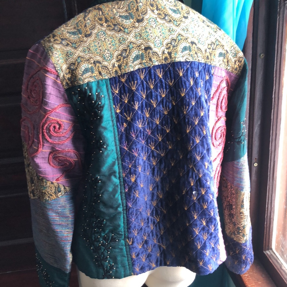Sandy Starkman Patchwork Jacket/Embroidered And B… - image 7